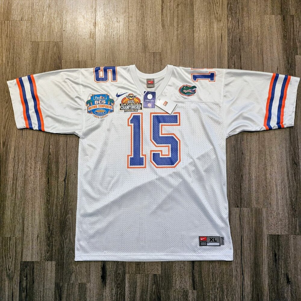 2007/2009 Nike Florida Gators Tim Tebow BCS National Championship Jersey XL New